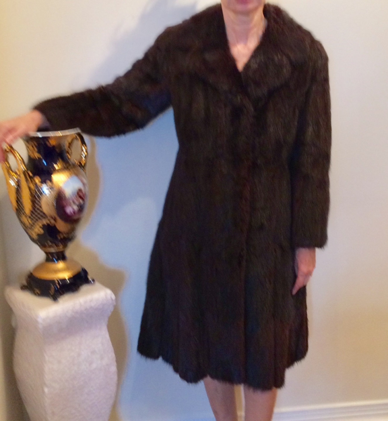 Full length mink coat thumbnail