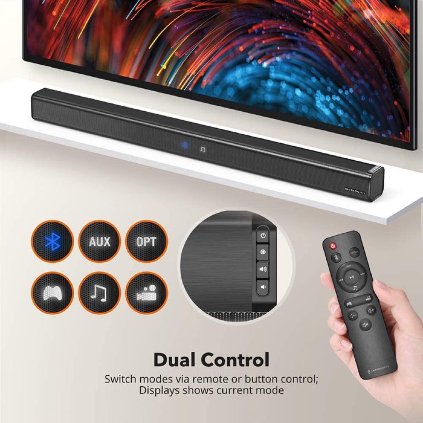 Wireless TV Sound Bar - photo 4
