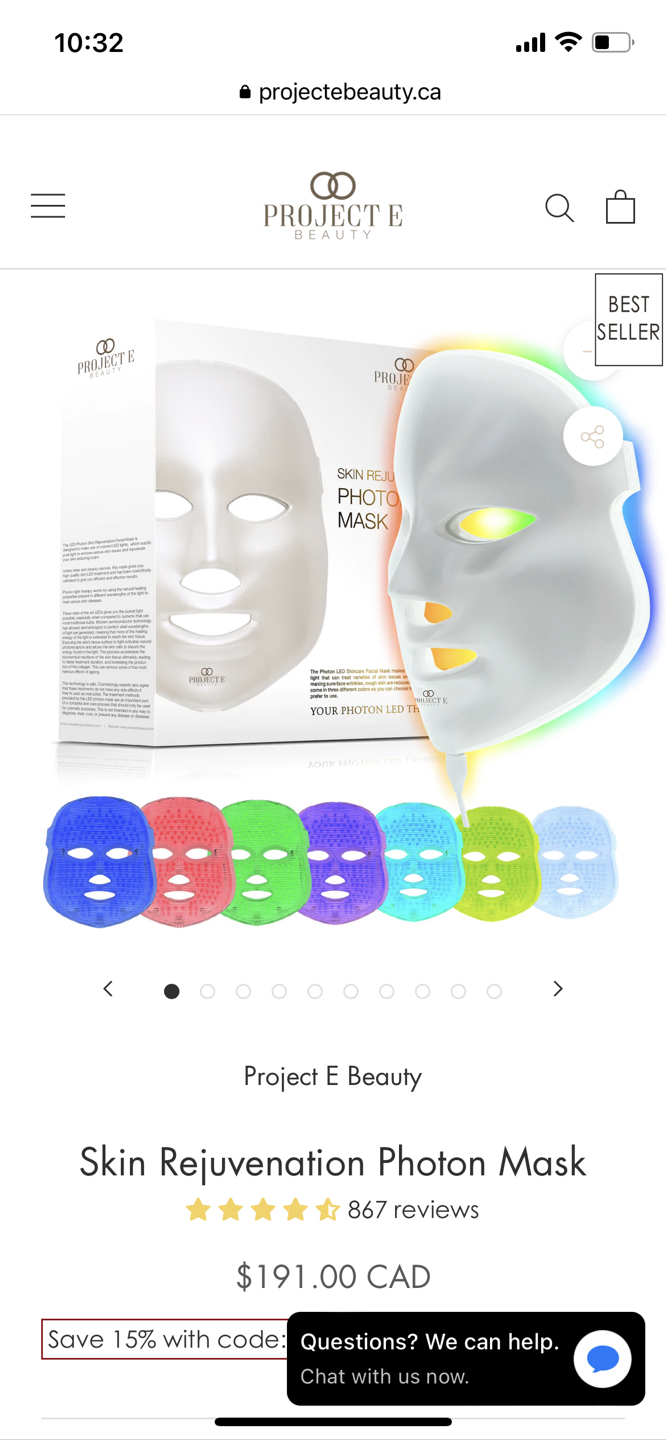 Photon Skin Rejuvenating LED mask - photo 4