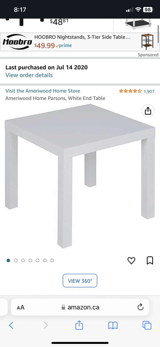 Bedside table #freecycle