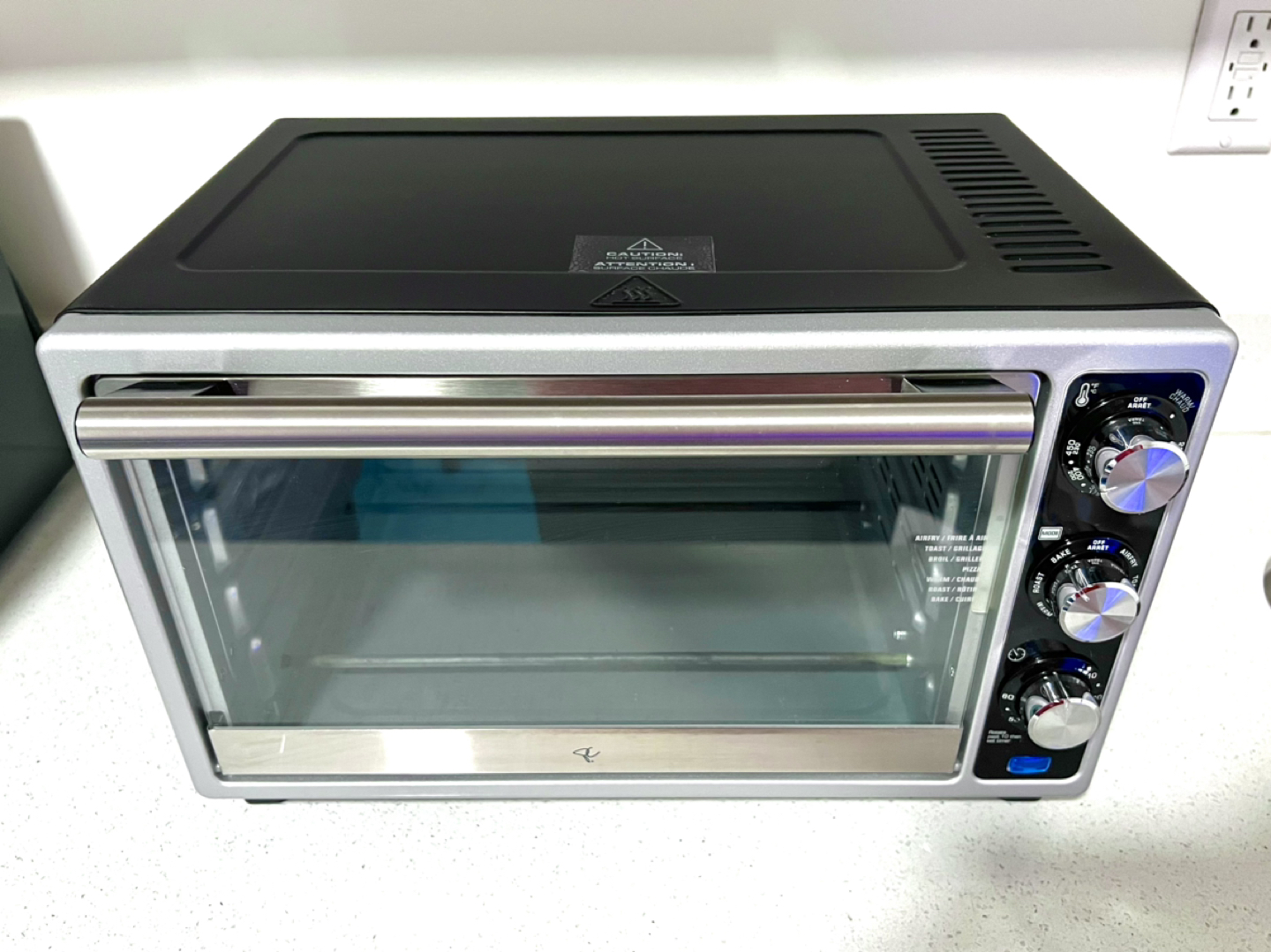 PC Air Fryer 6 Slice Toaster Oven Cooking Cooker Stainless Steel - photo 2