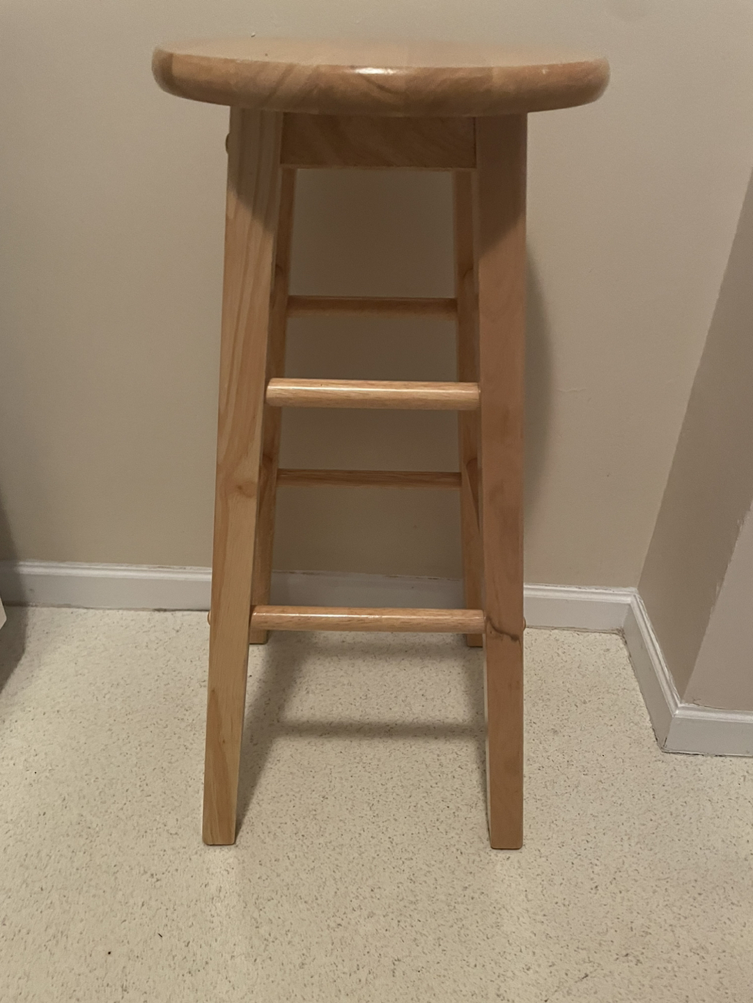 Wooden stools x2 thumbnail