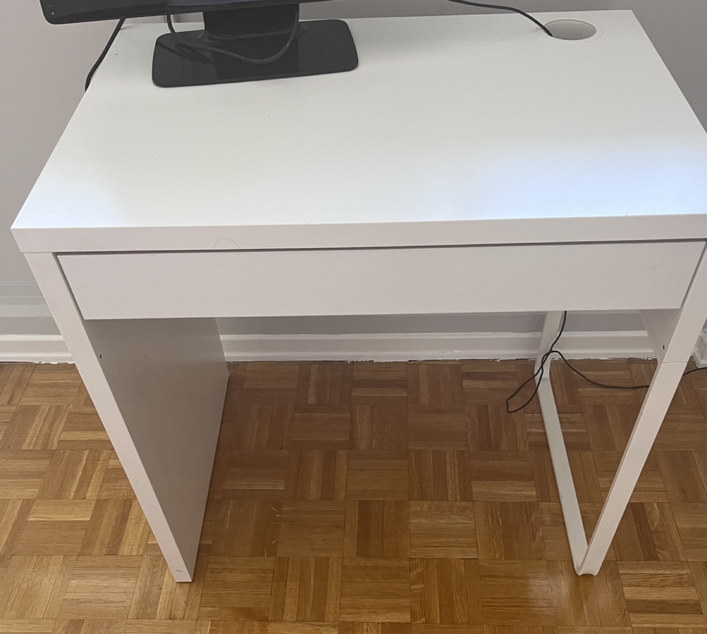 IKEA white desk