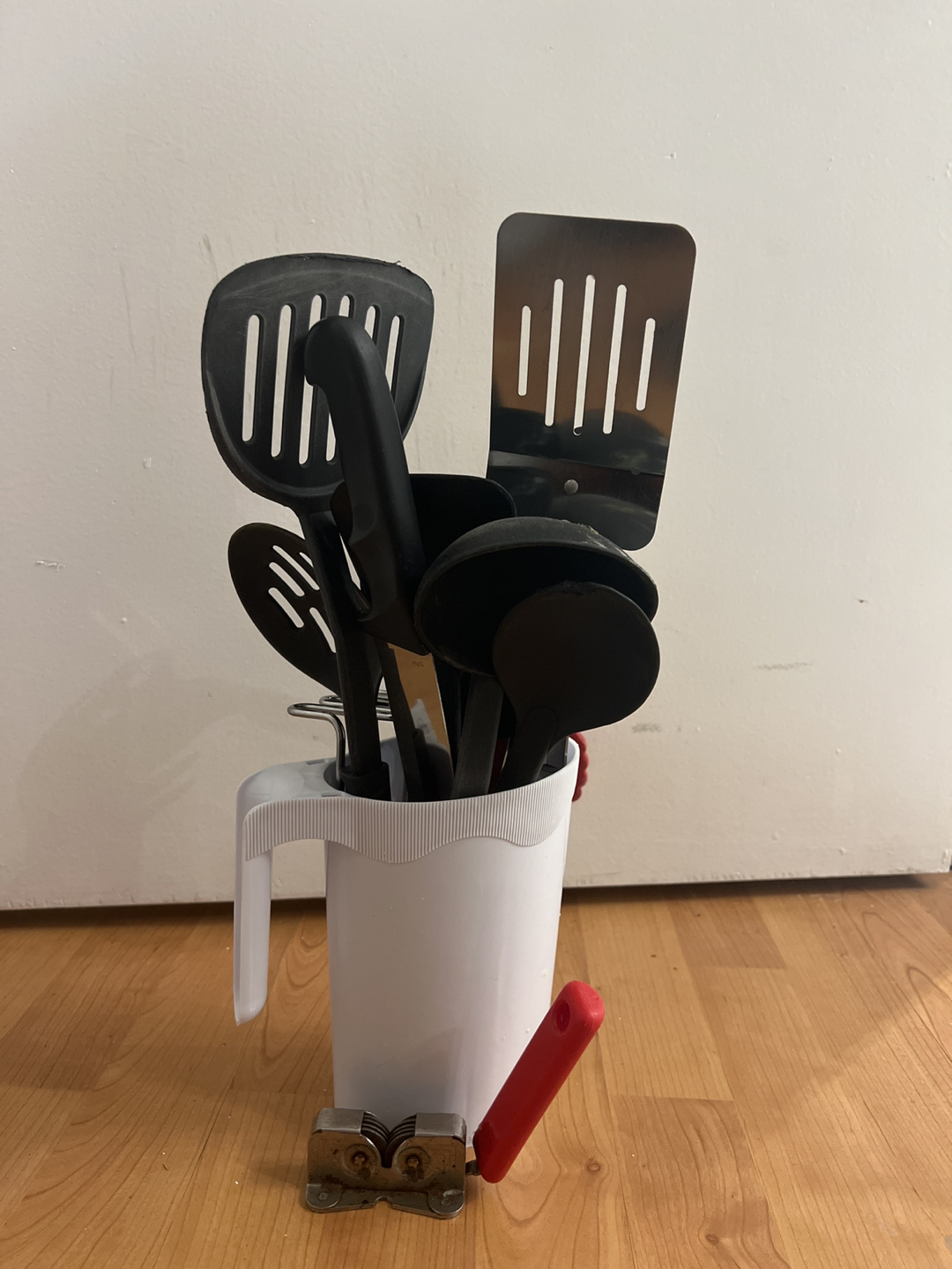 Various kitchen utensils & milk jug thumbnail