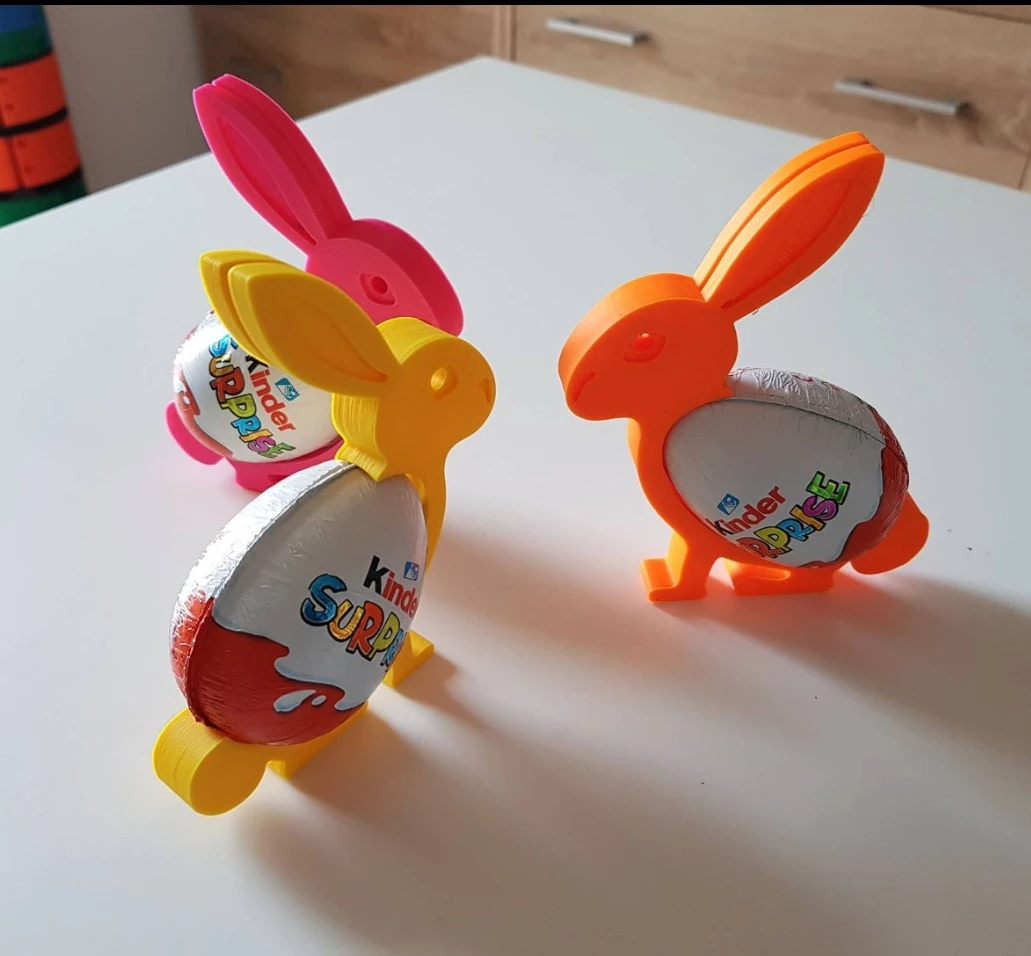 Easter Bunny Kinder Egg Holders thumbnail