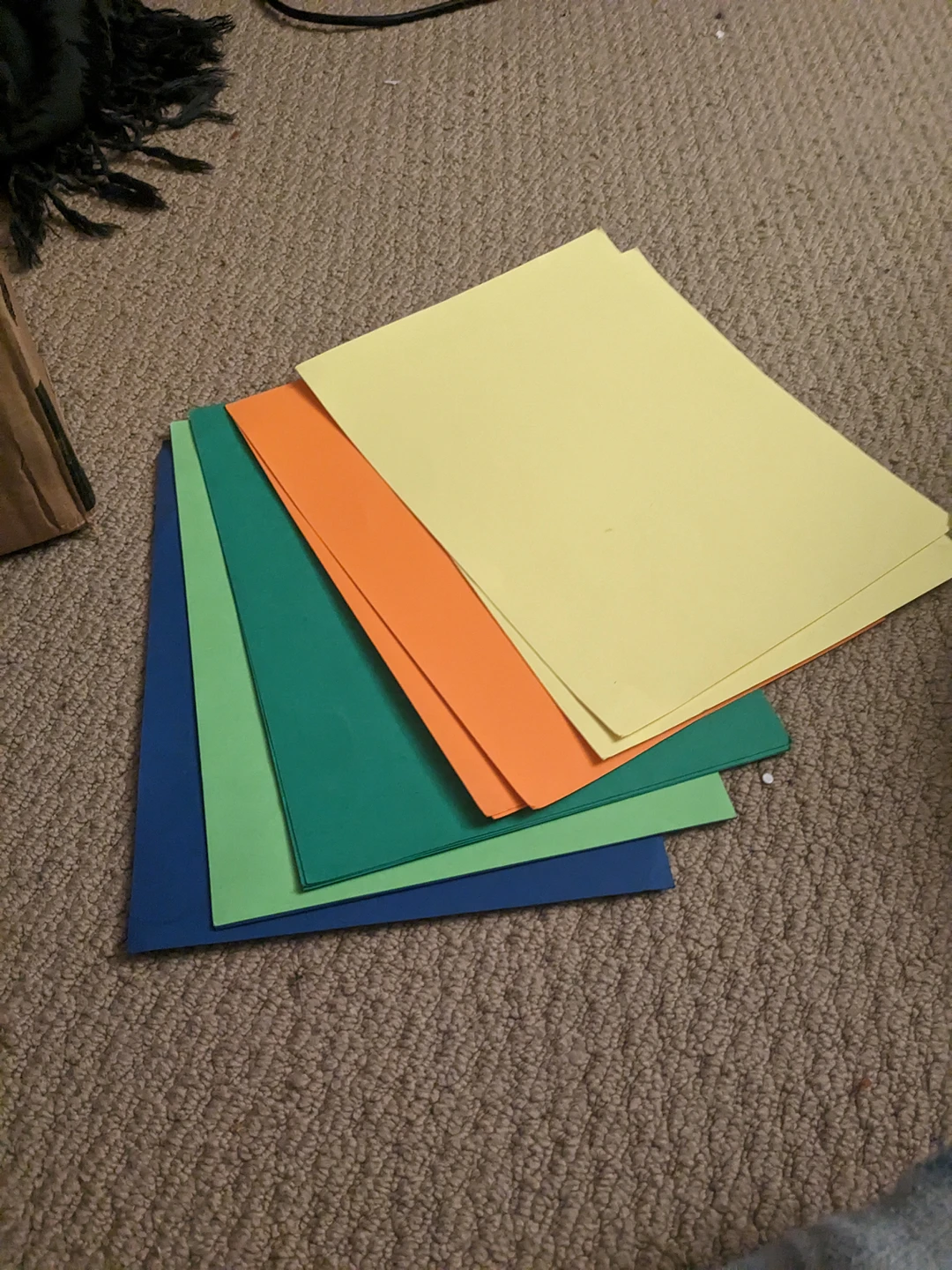 Coloured craft/poster paper thumbnail