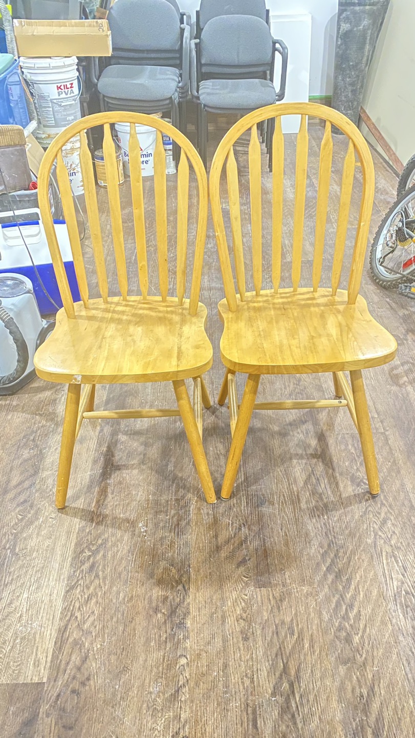 Wooden chair