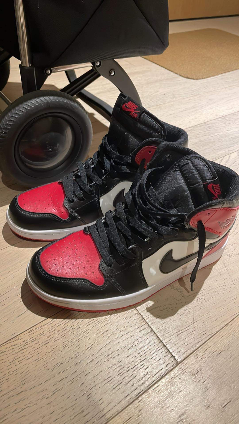 Air Jordan 1 Bred Toe Size 9.5