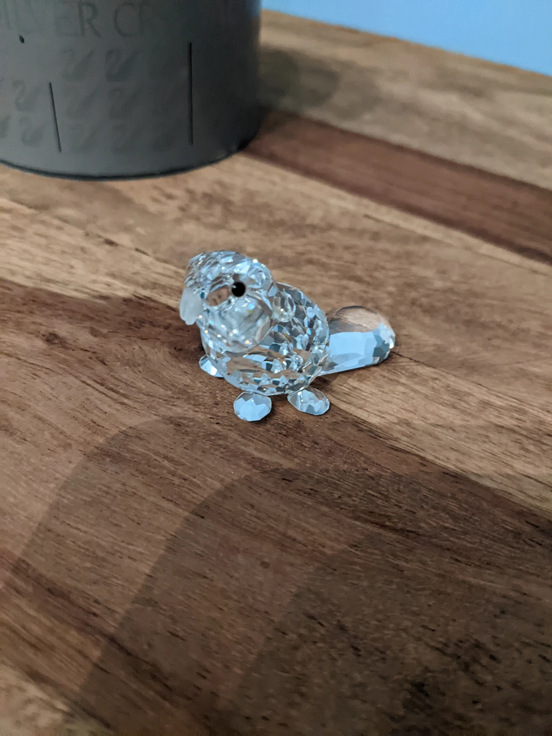 Swarovski crystal figurine baby beaver thumbnail