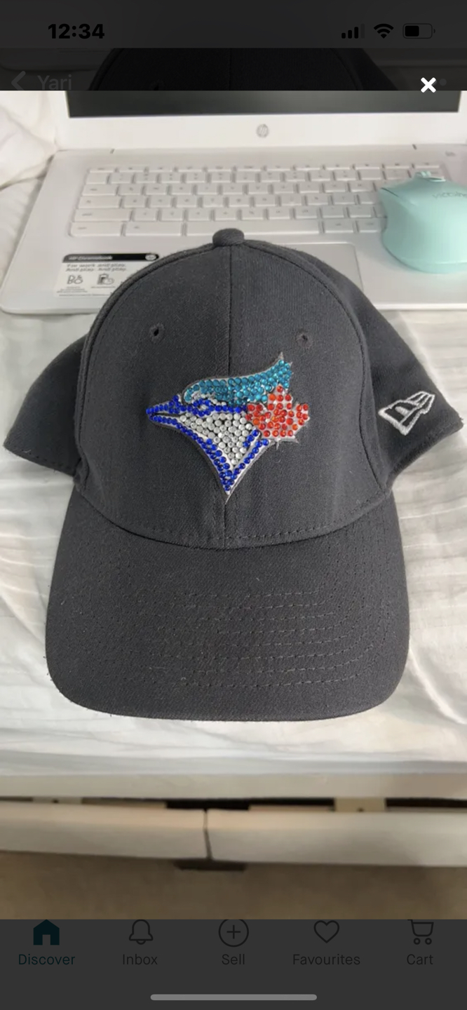 Custom bling, Blue Jays hat