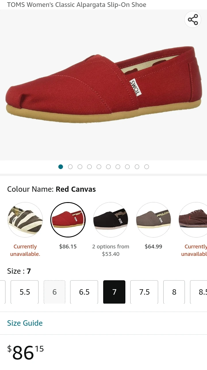 New TOM Woman's Classic alpargatas or flats image indicator(2)