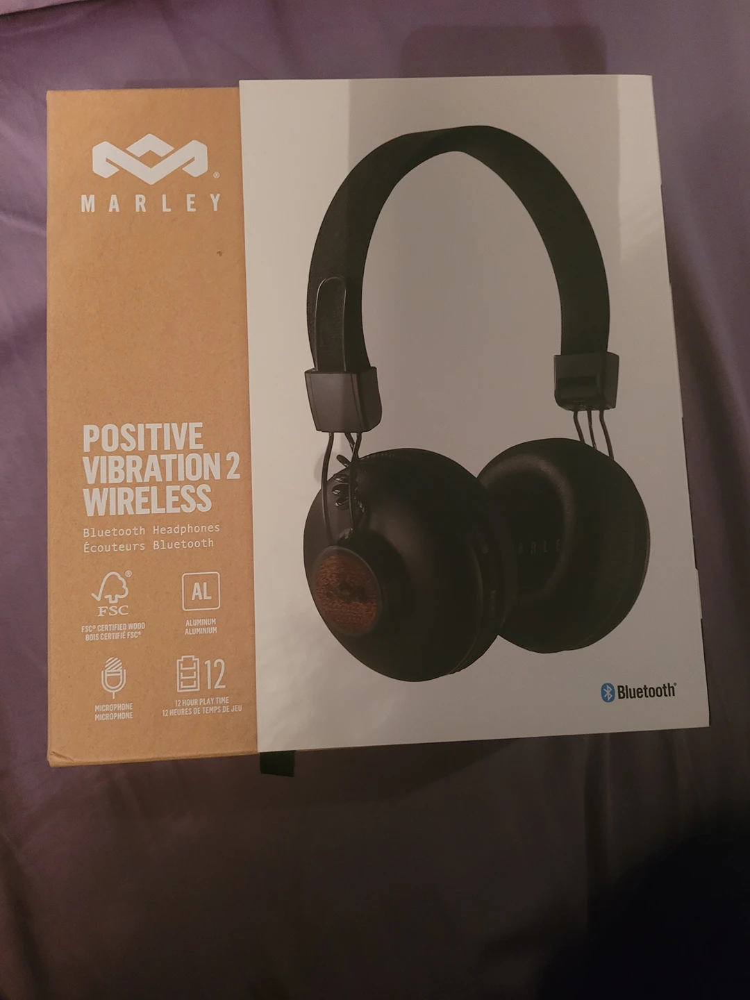 Marley Positive vibration to wireless Bluetooth headphones