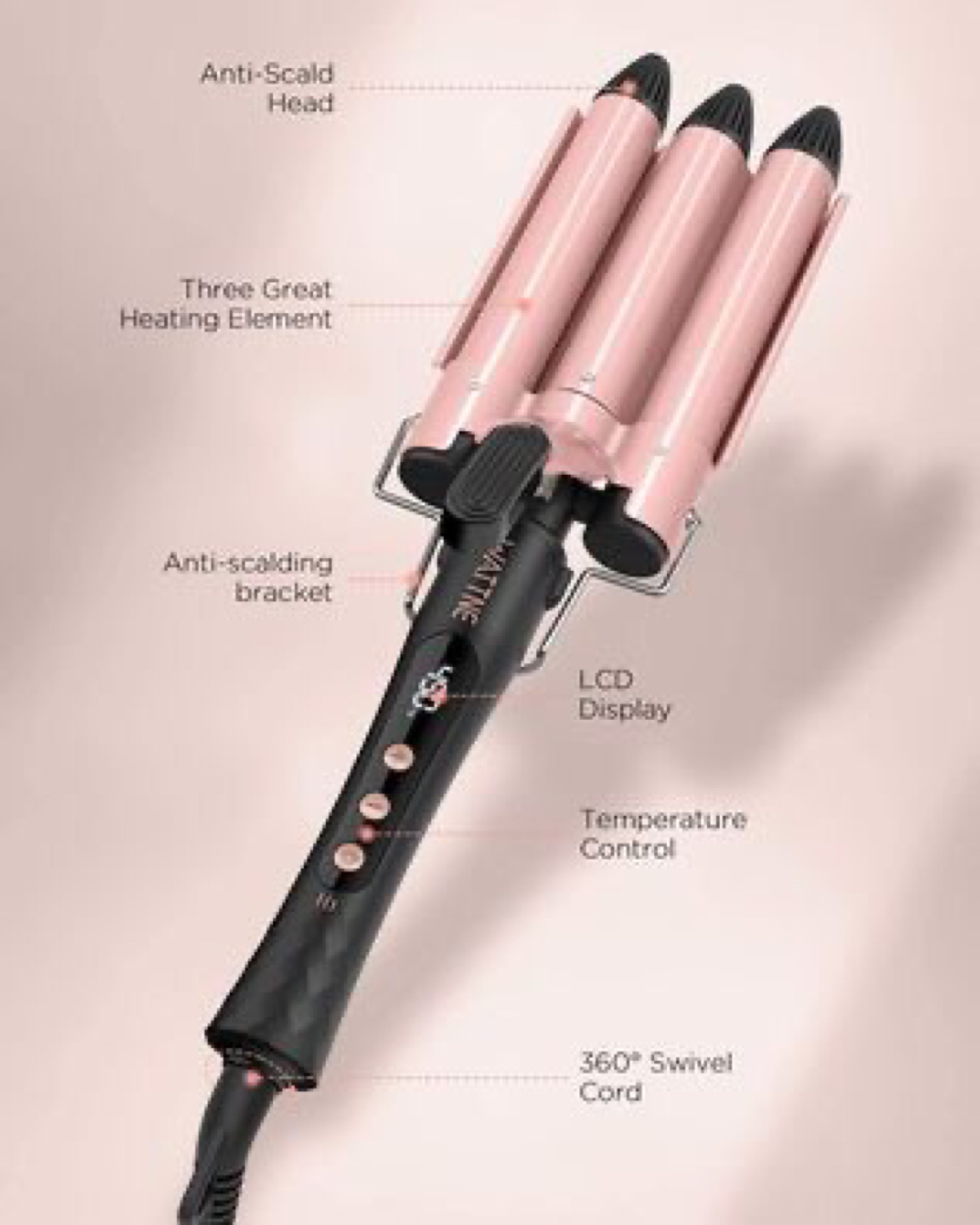 3 Barrel Hair Curling Iron