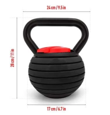 Techville 40LB Adjustable Kettlebell (adjusts in 5LB increments) thumbnail