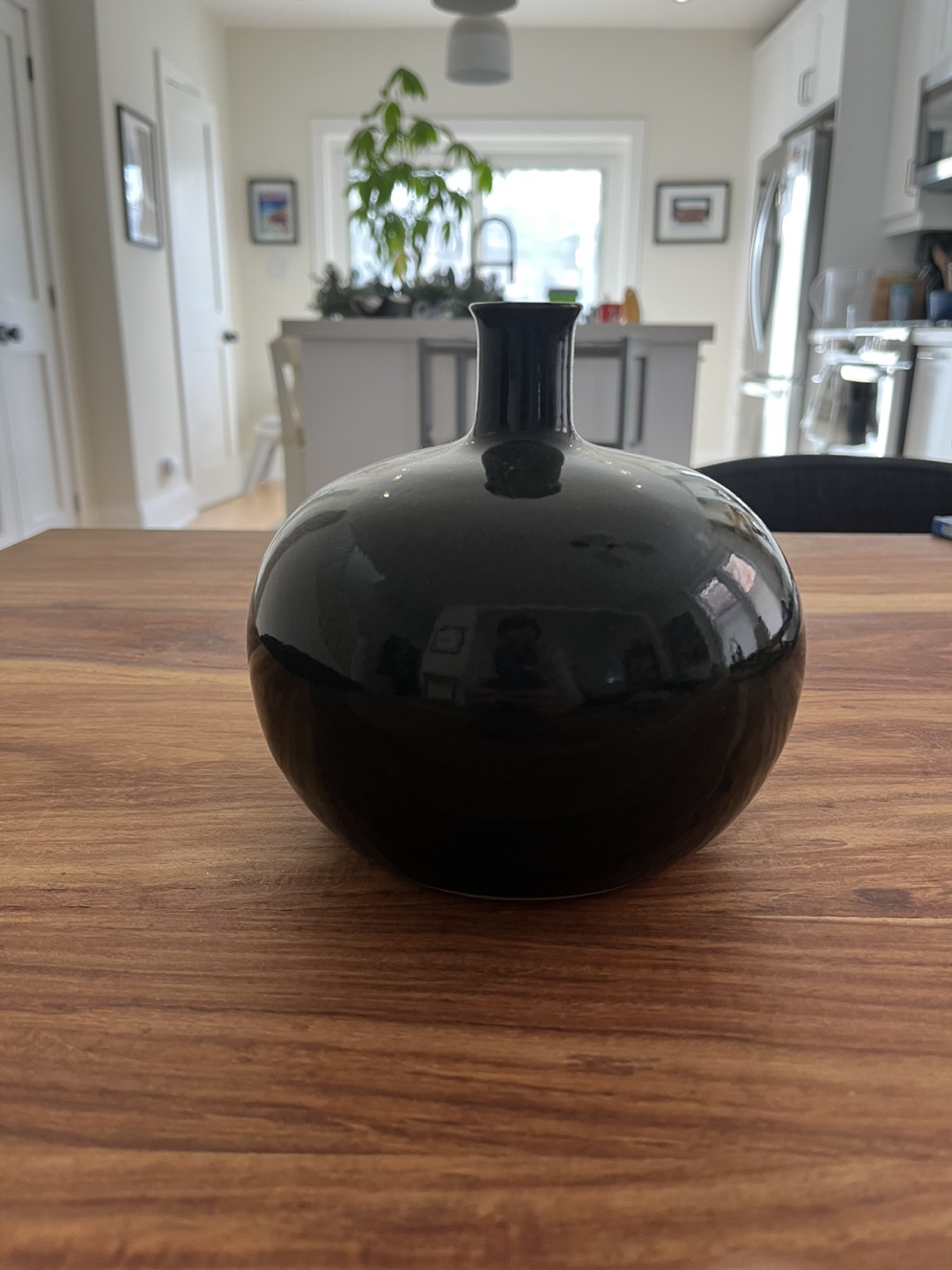 Black vase