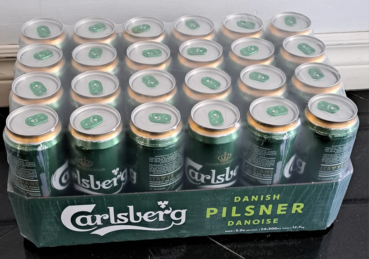 Carlsberg Beer 500ml X 24 can for $52 firm(5 boxes left) image indicator(2)