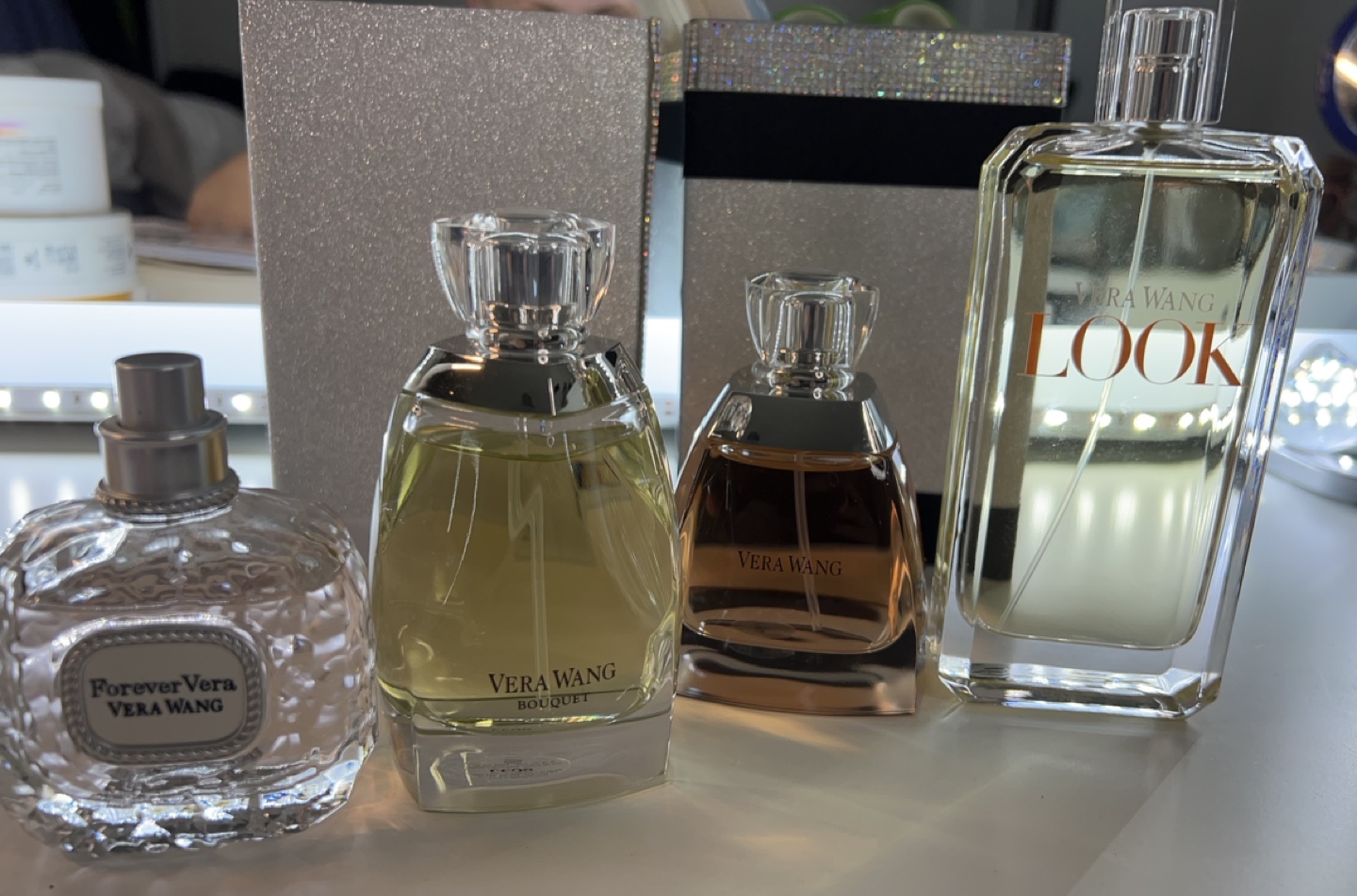 Vera Wang 4 bottle perfume set
