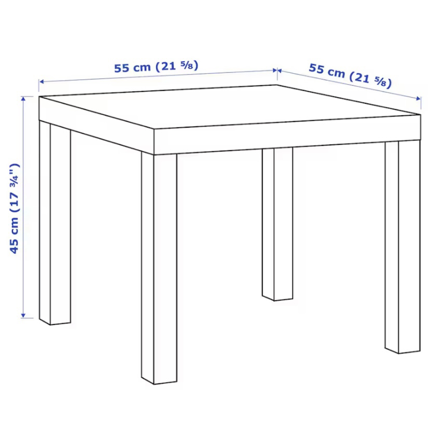 Ikea Lack side table - White image indicator(2)