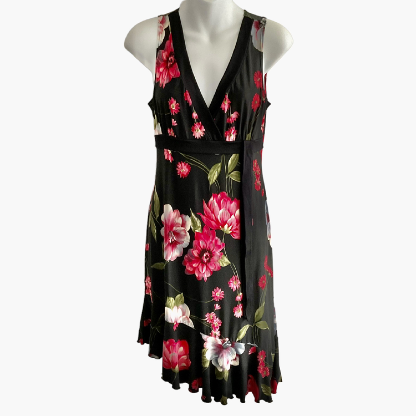 Floral Asymmetrical Dress