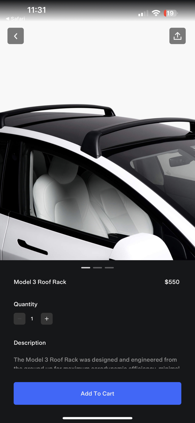 Tesla Model 3 roof rack - photo 5