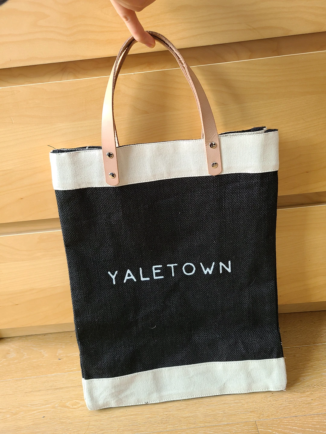 leather handle bag