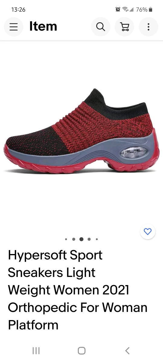 Hypersoft Sport Sneakers Light Weight , CLOUD SHOES  8.5 thumbnail