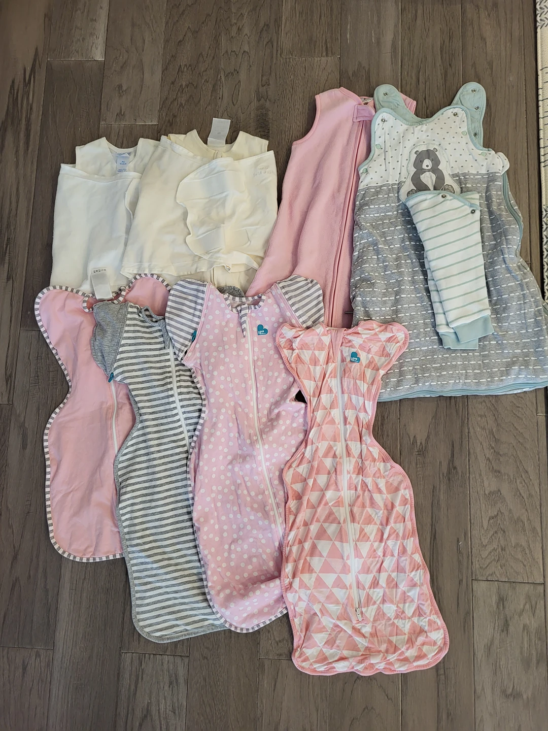 swaddle up 8pcs newborn size to large