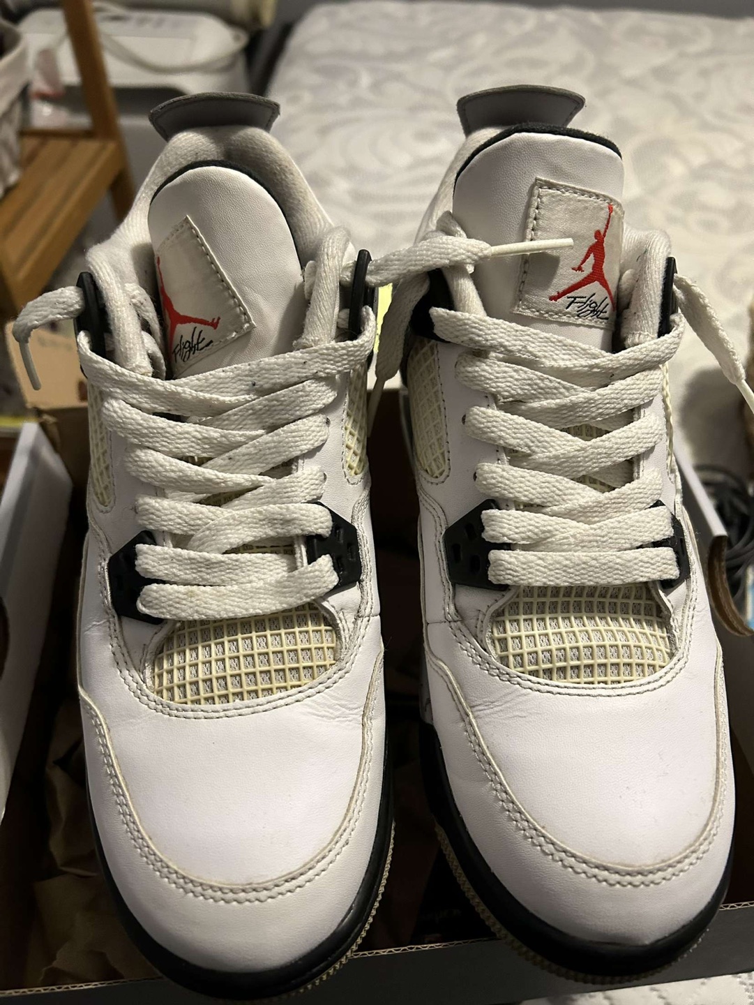 Jordan 4 Retro White Cement (2016) GS 5 - photo 3