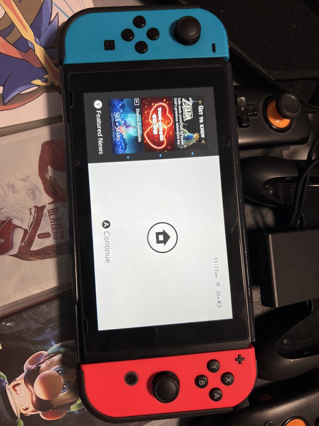 Nintendo Switch v2 + 3 Games + Accessories (No Box) - photo 4