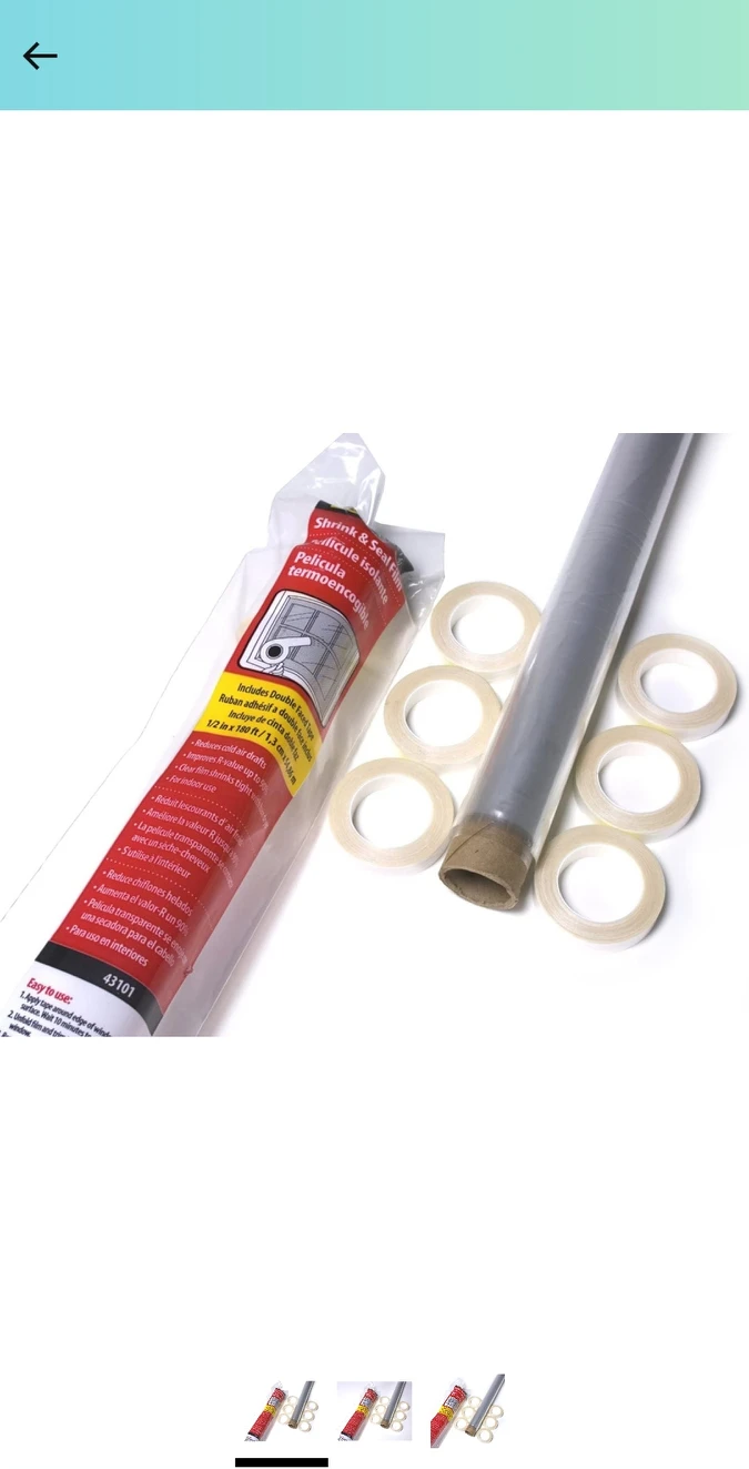 M-D Building Products 43101 Shrink and Seal Window Film