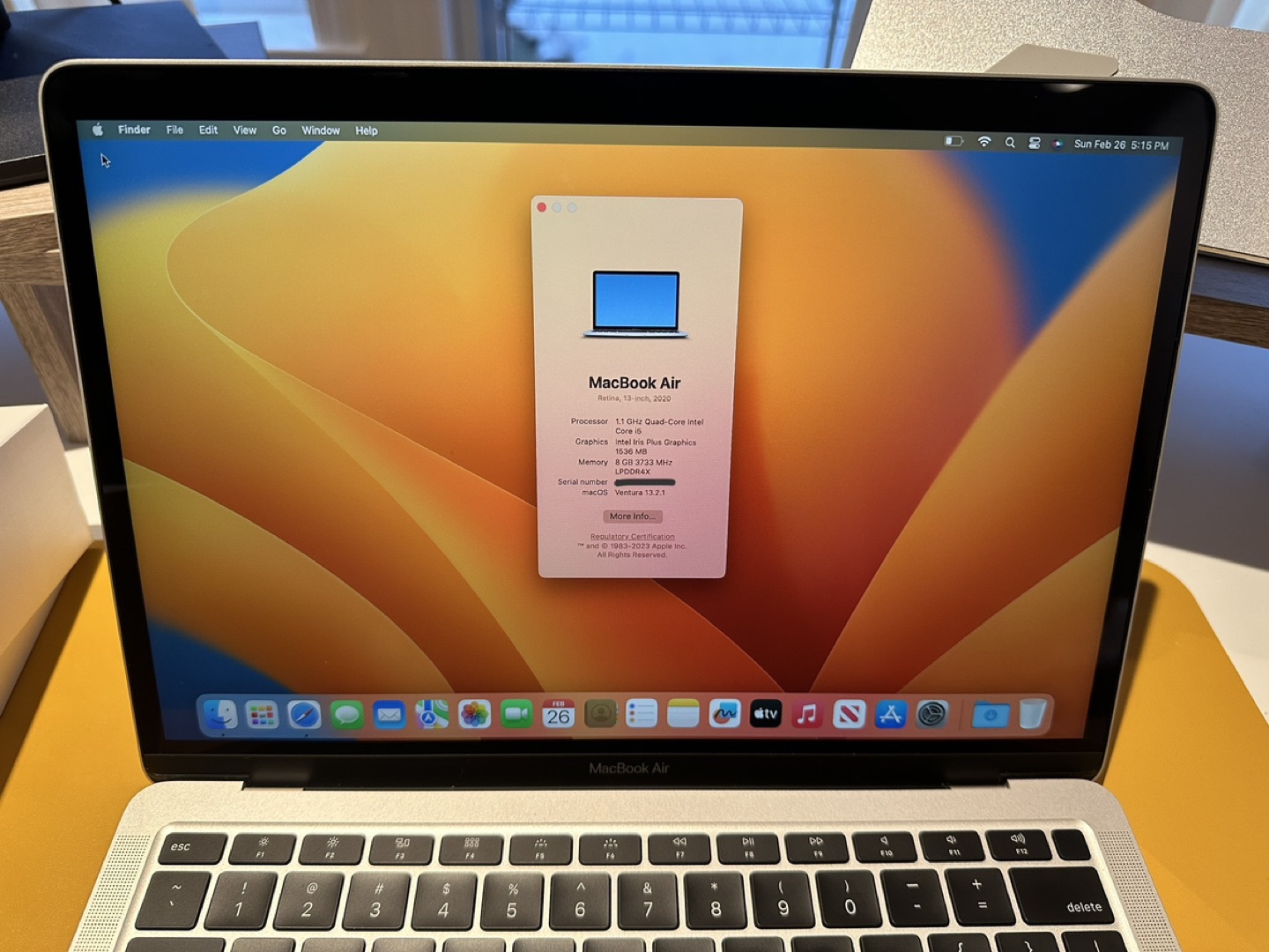 Macbook Air 2020 13" Retina - Intel i5 / 8GB RAM / 512GB SSD - photo 4