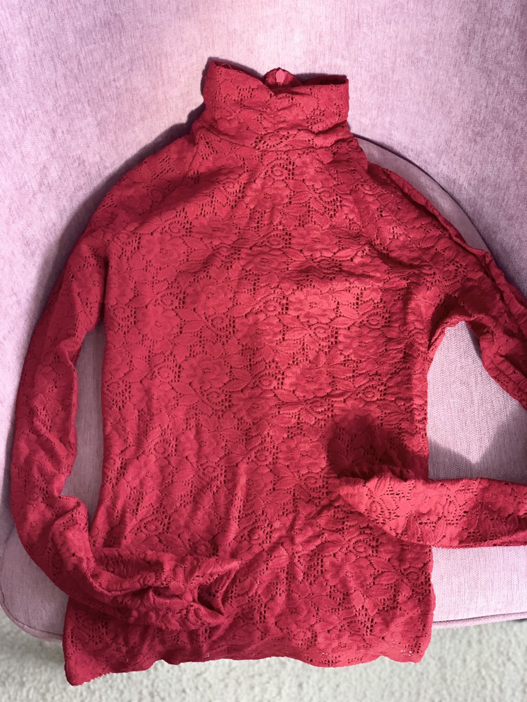 Bebe stretch lace top thumbnail
