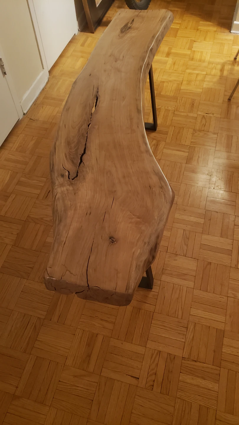 Live edge bench - photo 5