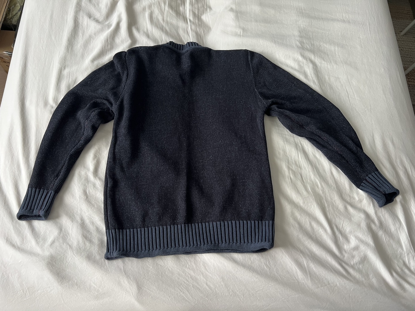 Knit Sweater - Navy / Light Blue - Mens Large image indicator(6)