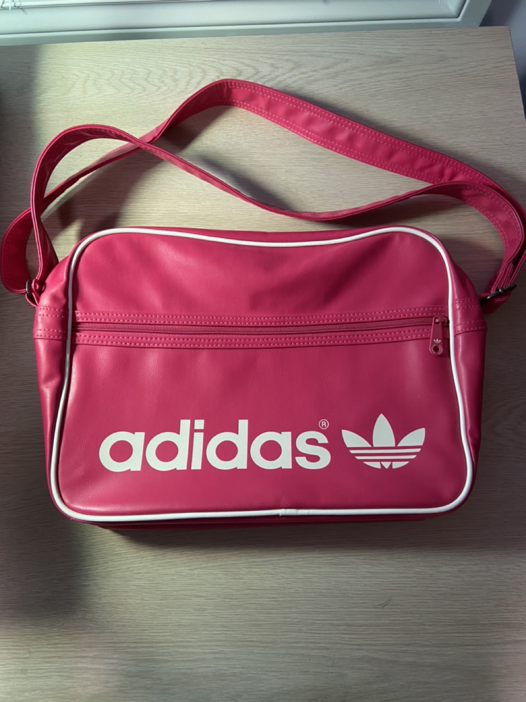 BNWOT Pink Adidas Messenger Bag thumbnail