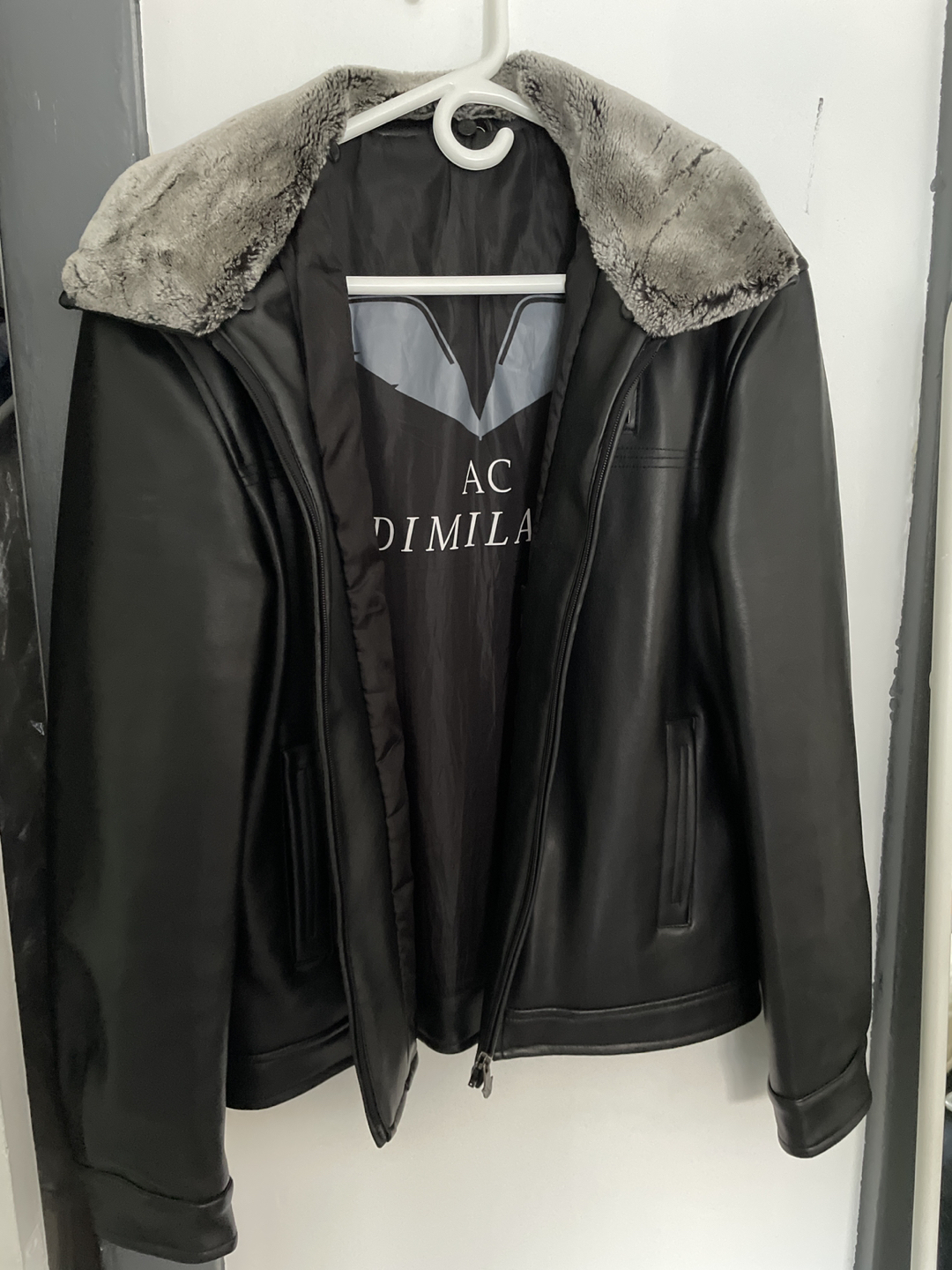 Leather Italian jacket