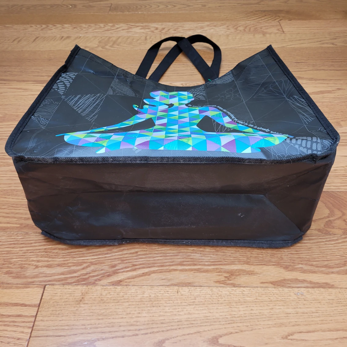 Lululemon reusable shopping tote bag RARE Print image indicator(2)