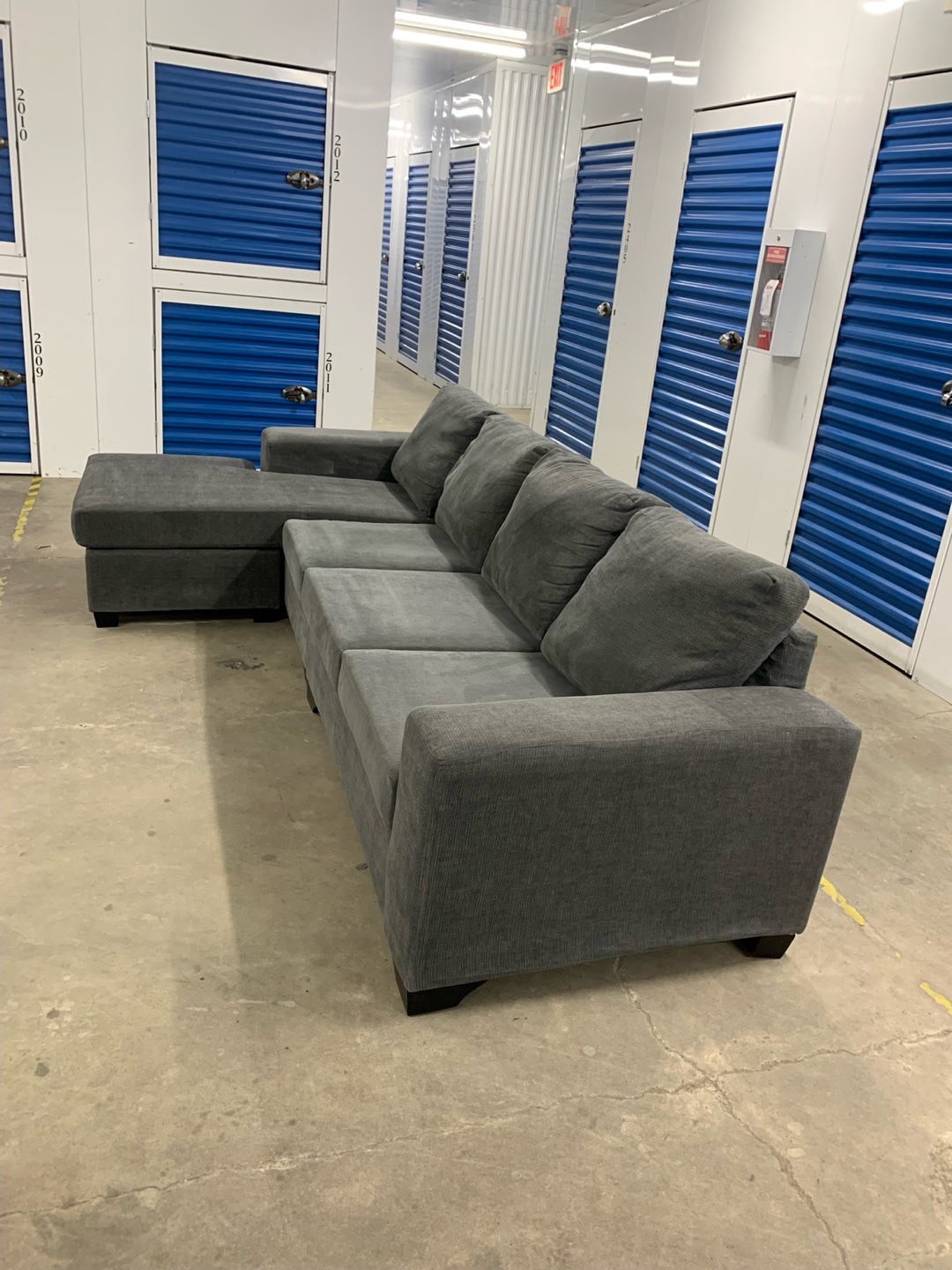 Leon’s Modern Grey Couch / Sofa - FREE DELIVERY!! - photo 4
