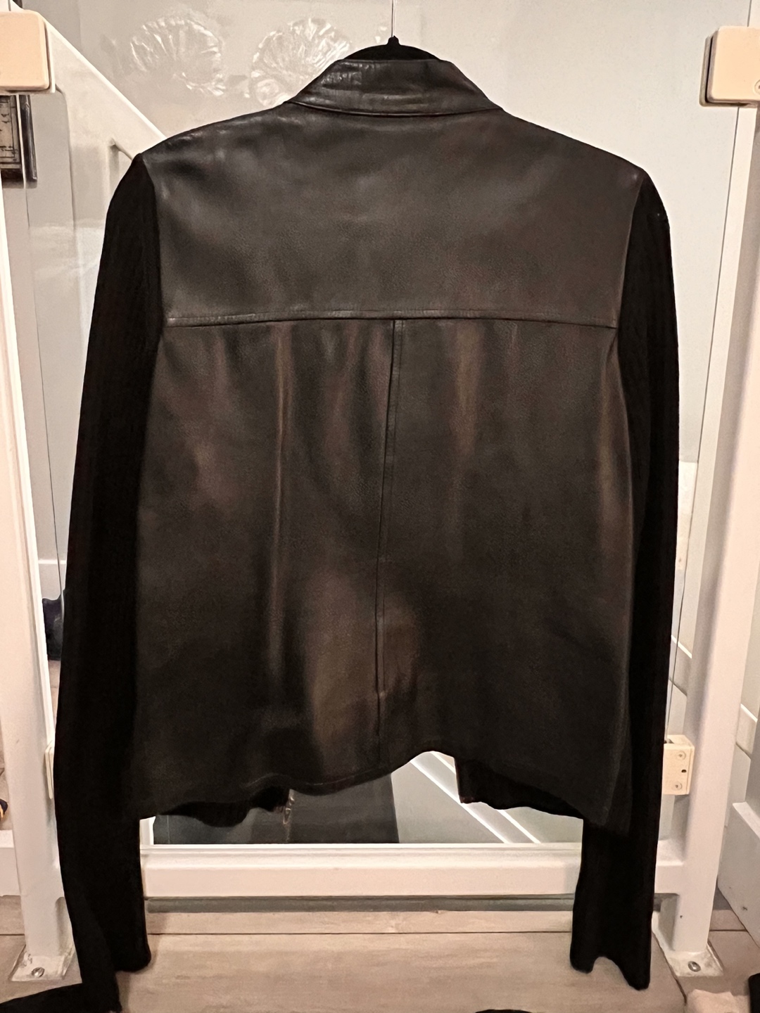 Benetton Leather cardigan (M) - photo 2