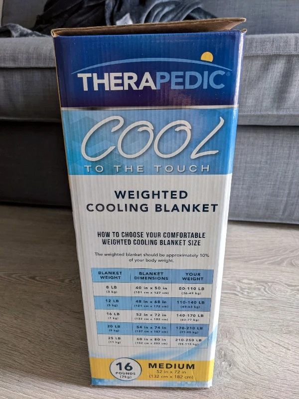 Therapedic Weighted Cooling Blanket (16lbs/7kg) image indicator(2)
