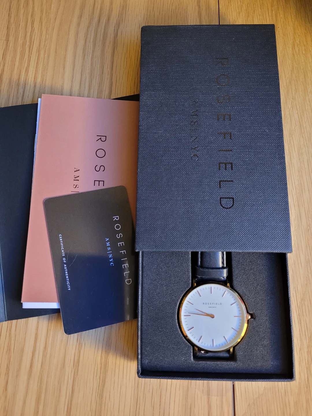 *final price* Rosefield Watch with Leather Straps thumbnail