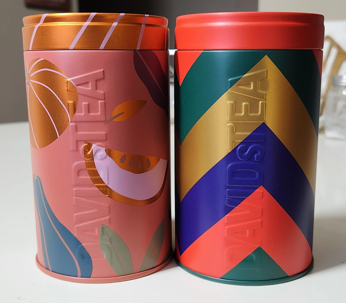 Davidstea printed tea tins thumbnail