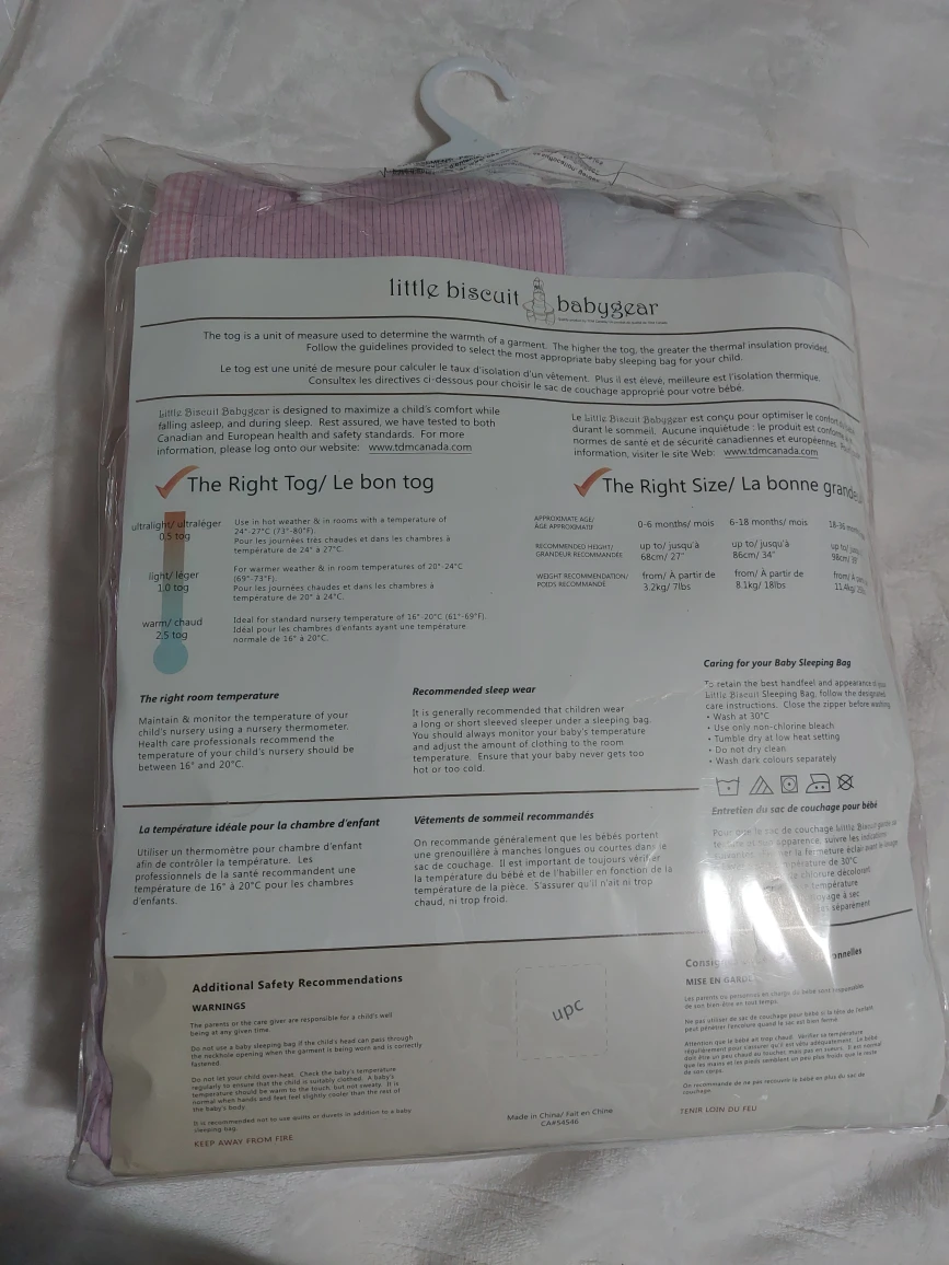 baby sleeping bag 18-36 months 2.5 tog image indicator(2)