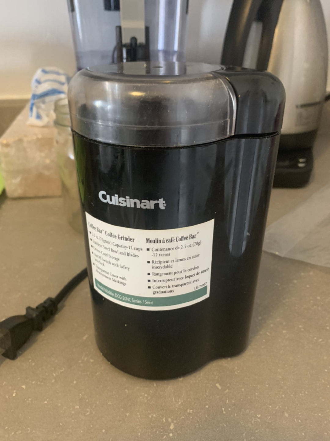 Cuisinart Coffee Grinder $10