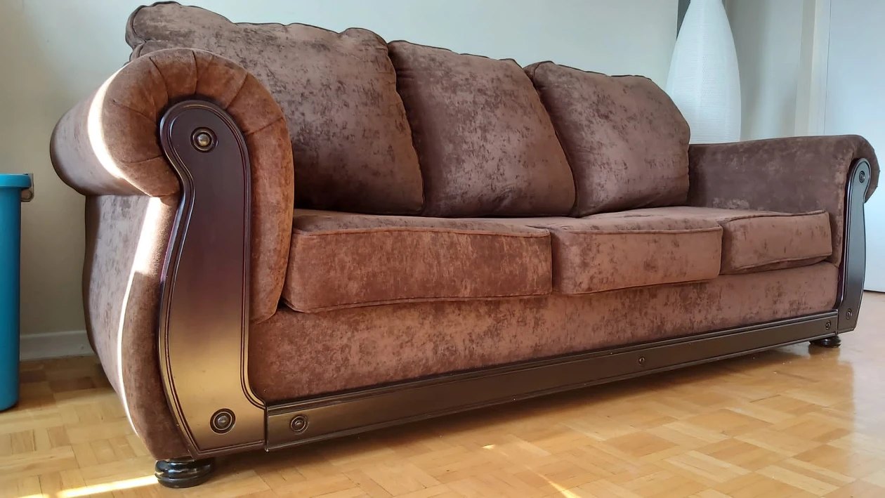 CHOCOLATE SOFA BED Negotiable thumbnail