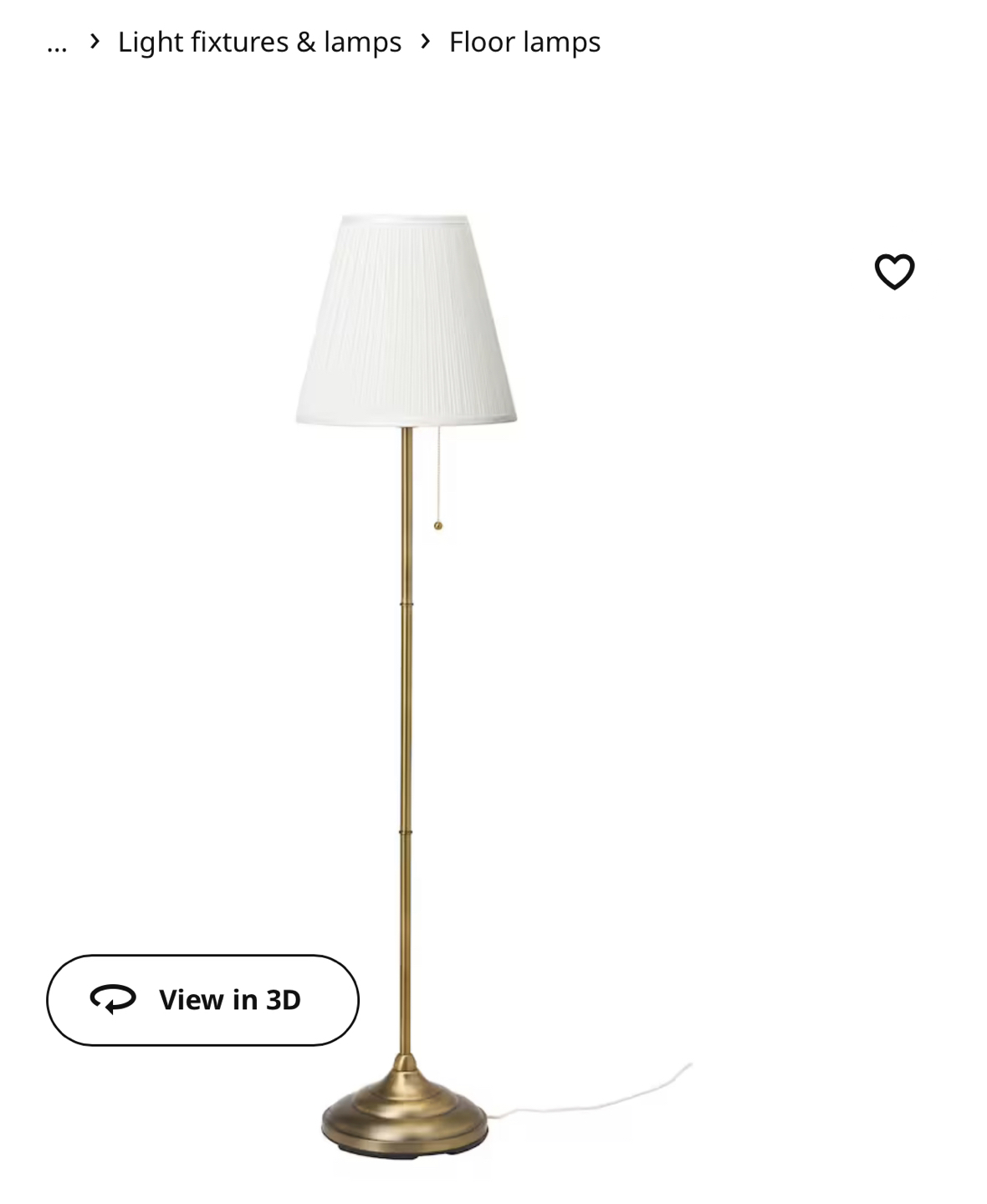Floor lamp in brand new condition never used🏀 thumbnail