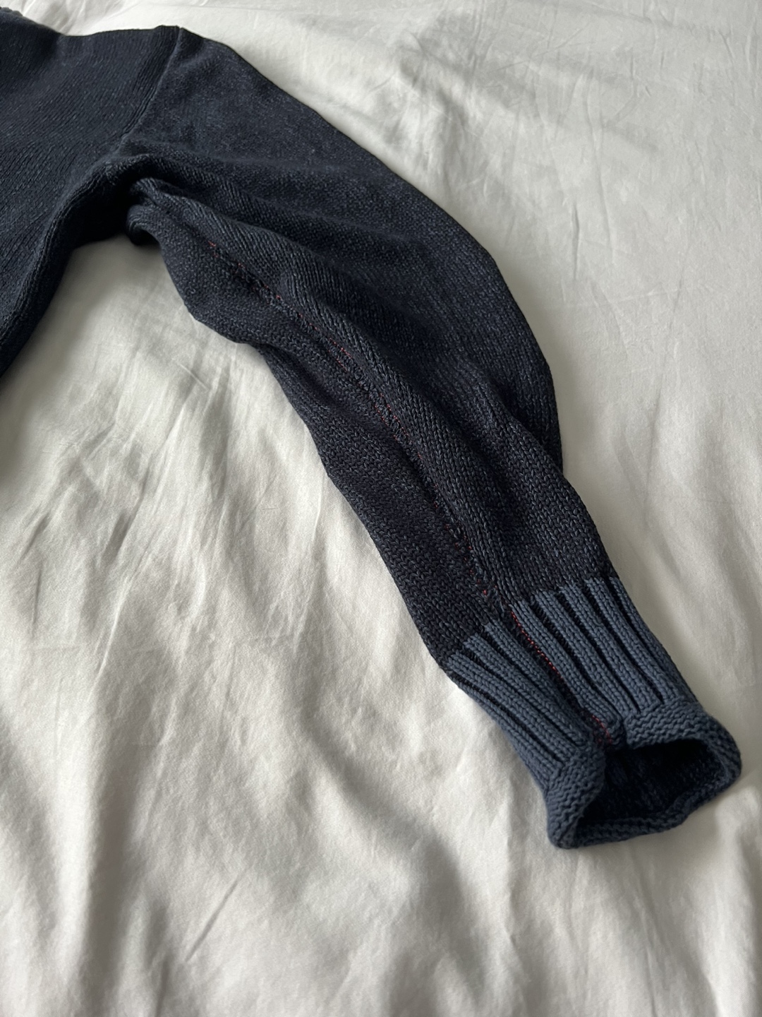 Knit Sweater - Navy / Light Blue - Mens Large image indicator(5)