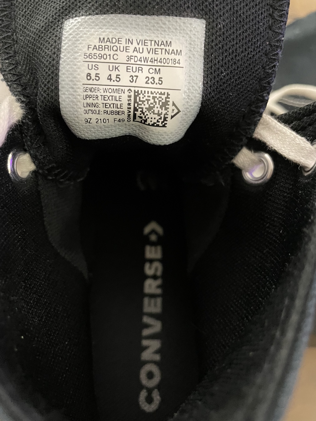 Womens Converse Chuck Taylor All Star Hi Lugged Sneaker - Black image indicator(3)