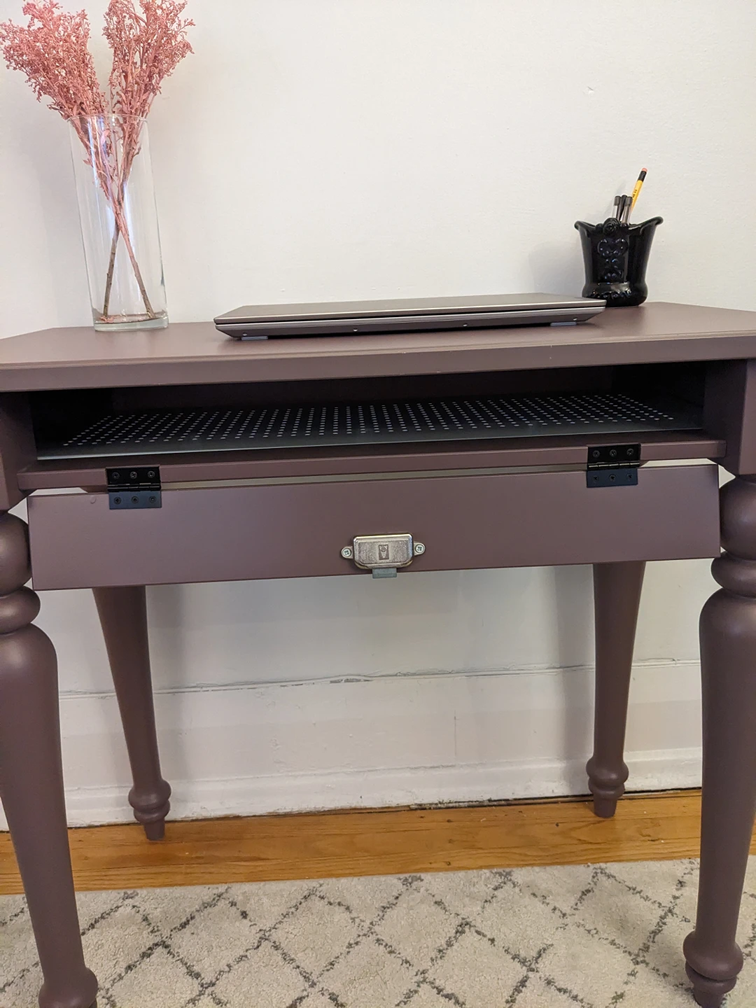 Purple Laptop Desk / Vanity - photo 5