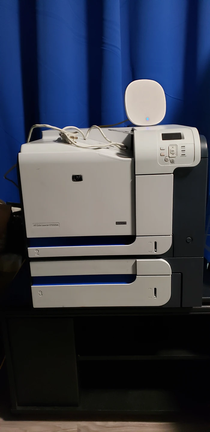 [With 10+ Print Cartridges] HP LaserJet Color CP3525dn Printer